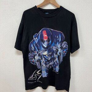 Lost In Space 1998 VTG Graphic T Shirt Crew Neck Short Sleeve Black Size XL